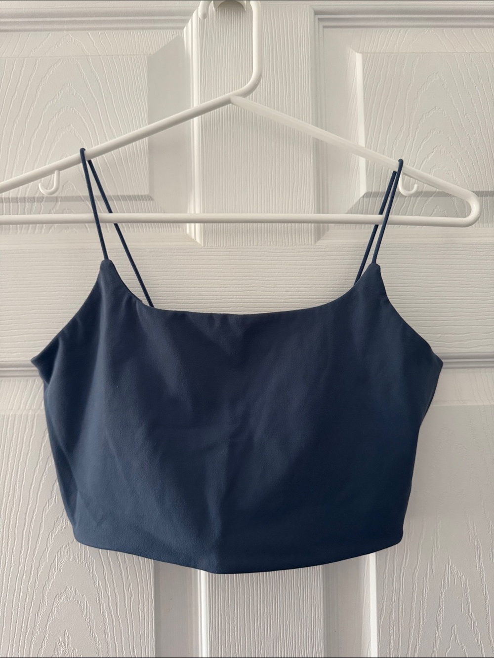 Garage Slate Blue Spaghetti-Strap Cropped Cami Top